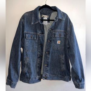 VTG Carhartt Denim Jacket size L Regular